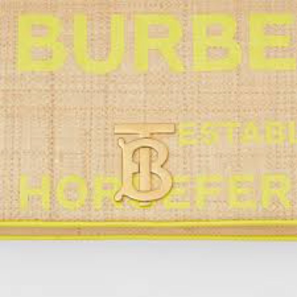 ‼️WOW‼️Burberry Small Lola Rafia crossbody Purse‼️EUC. - Picture 11 of 12